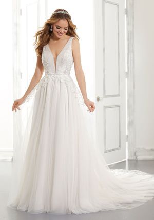 Wedding Dress - Mori Lee Blue FALL 2020 Collection: 5864 - Amanda | MoriLee Bridal Gown