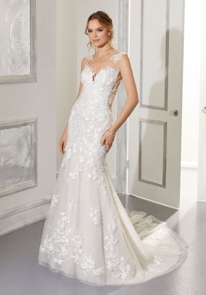 Wedding Dress - Mori Lee Blue FALL 2020 Collection: 5876 - Andrea | MoriLee Bridal Gown