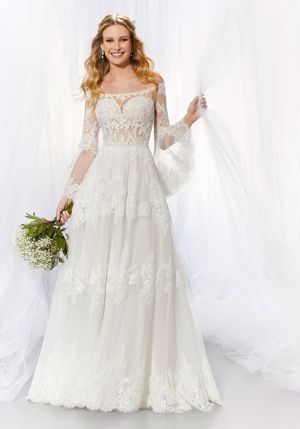 Wedding Dress - Mori Lee Voyagé FALL 2020 Collection: 6938 - Abby | MoriLee Bridal Gown