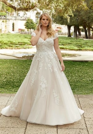 Wedding Dress - Mori Lee Julietta Fall 2022 Collection: 3364 - Gwen Wedding Dress | PlusSize Bridal Gown