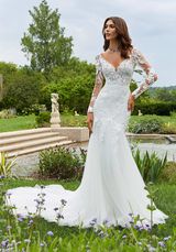 Bridal Dress: Mori Lee Blue Spring 2022 Collection: 5944 - Dakota Wedding Dress 