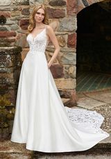 Bridal Dress: Mori Lee Blue Spring 2022 Collection: 5945 - Darcy Wedding Dress 