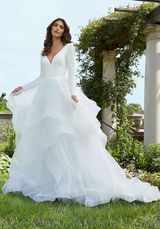 Bridal Dress: Mori Lee Blue Spring 2022 Collection: 5955 - Donna Wedding Dress 