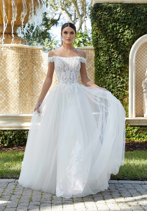 Wedding Dress - Mori Lee Blue Fall 2022 Collection: 5987 - Floretta Wedding Dress | MoriLee Bridal Gown