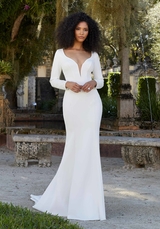 Bridal Dress: Mori Lee Voyagé Fall 2022 Collection: 6973 - Fila Wedding Dress 