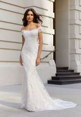 Bridal Dress: Mori Lee Blue Spring 2023 Collection: 4110 - Jane Wedding Dress 
