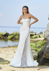 Bridal Dress: Amy & Eve Bridal Collection: 15042 - Peggy Wedding Dress 