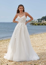 Bridal Dress: Amy & Eve Bridal Collection: 15055 - Presley Wedding Dress 