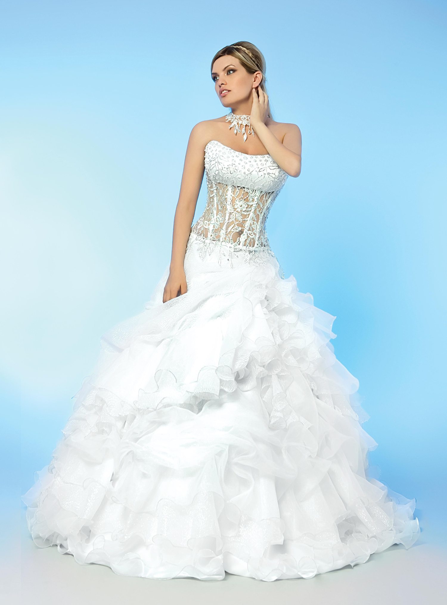 Wedding Dress - Lady Anatola - Lady Miki Skirt - Lady Anatola Necklace | MyLady Bridal Gown