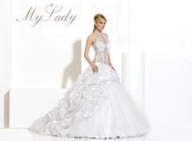 Bridal Dress: Lady Dekel - Lady Dekel Skirt - Lady Isabelle Train