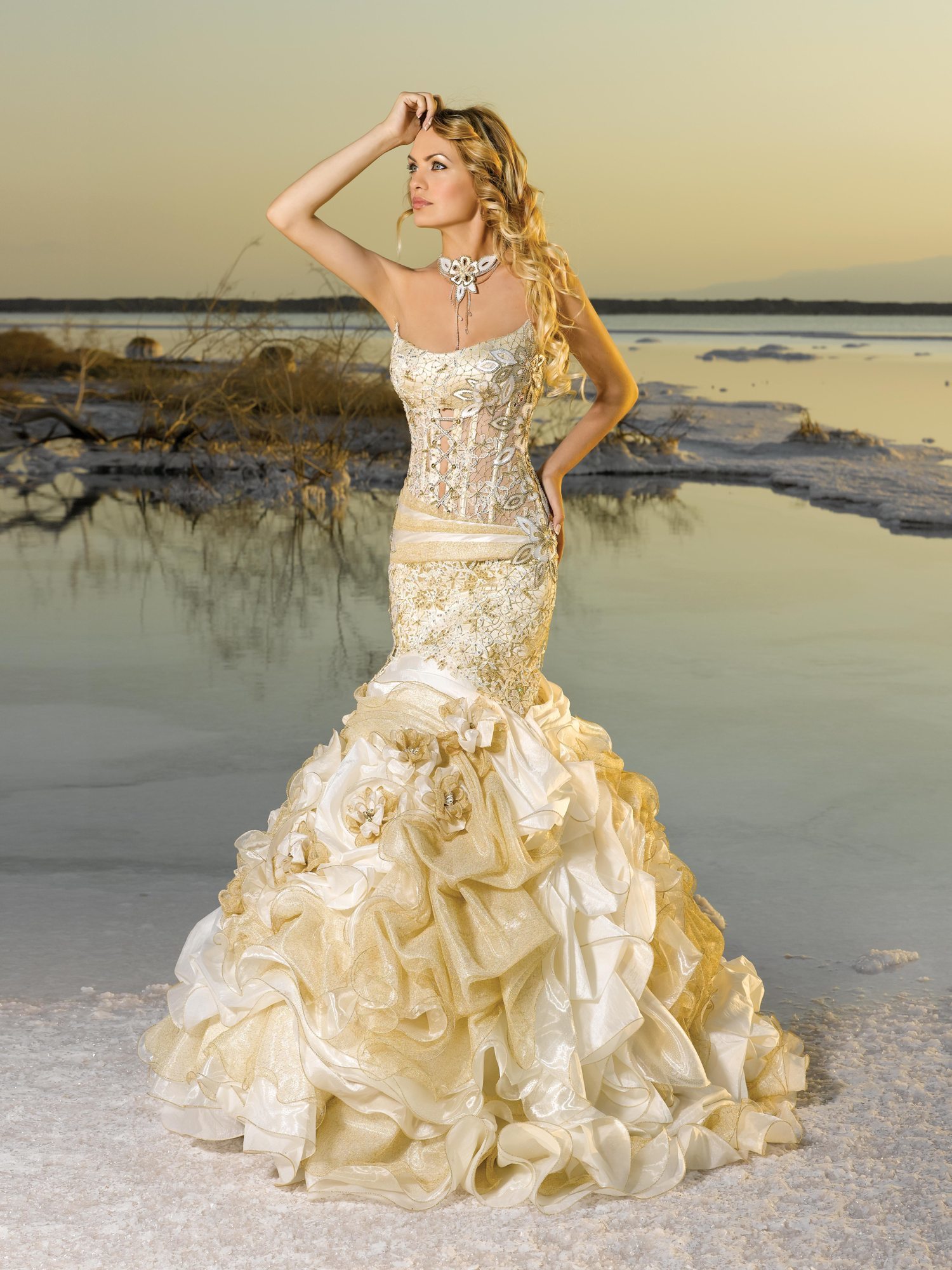 Wedding Dress - Lady Edelina - Lady Edelina Skirt - Lady Edelina Necklace | MyLady Bridal Gown