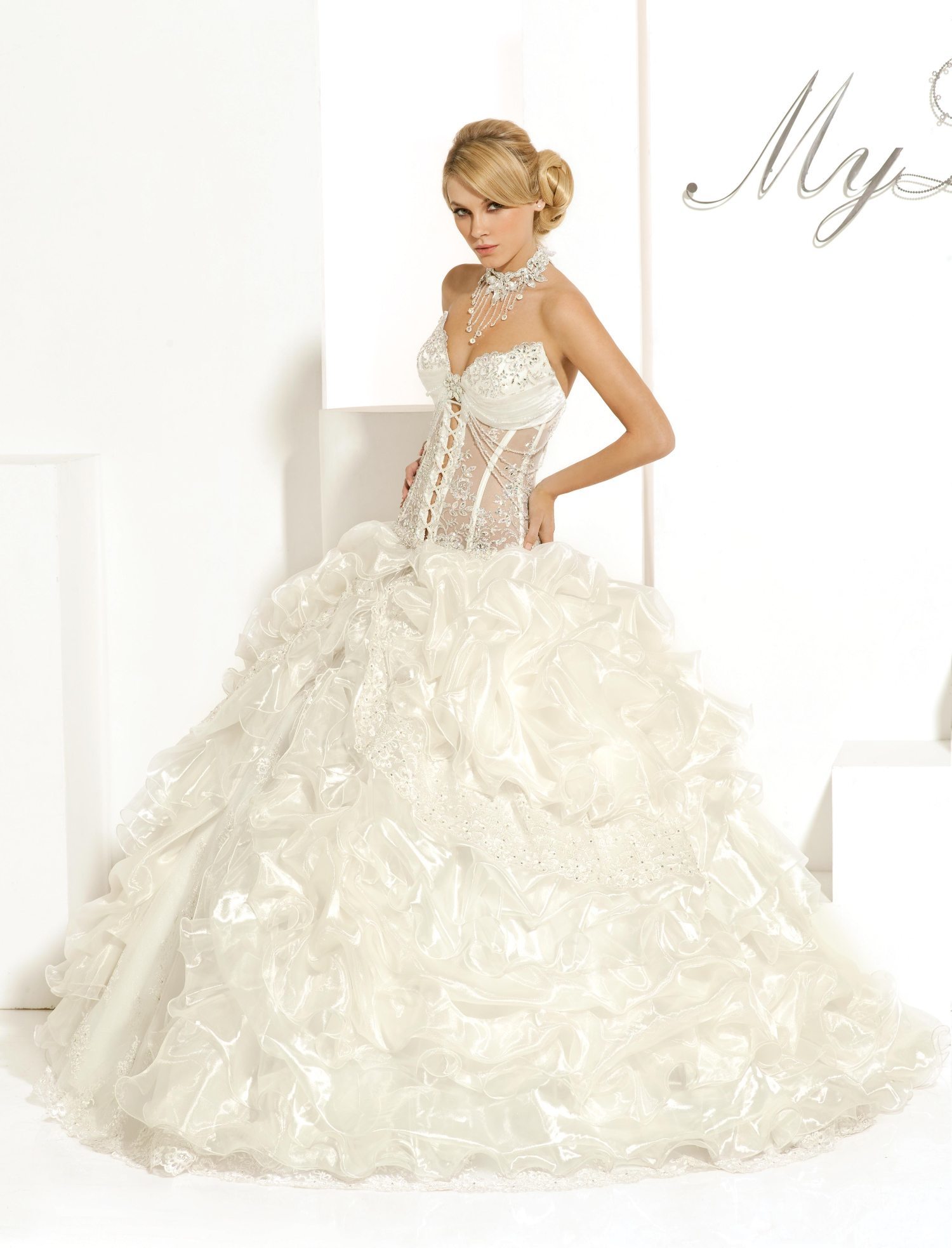 Wedding Dress - Lady Mabelle - Lady Mabelle Skirt - Lady Mabelle Train | MyLady Bridal Gown