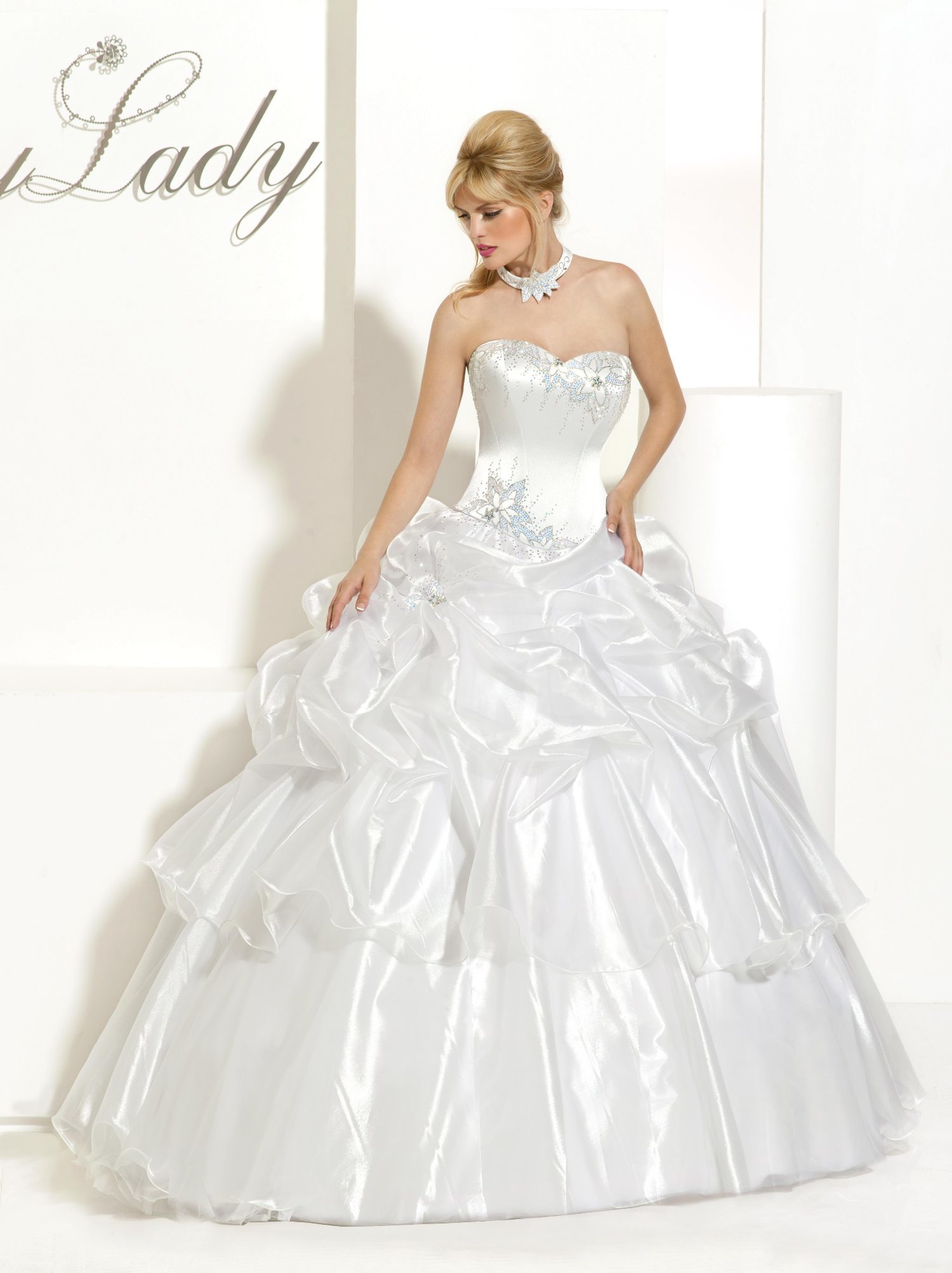 Wedding Dress - Lady Martha - Lady Martha Skirt - Lady Martha Necklace | MyLady Bridal Gown