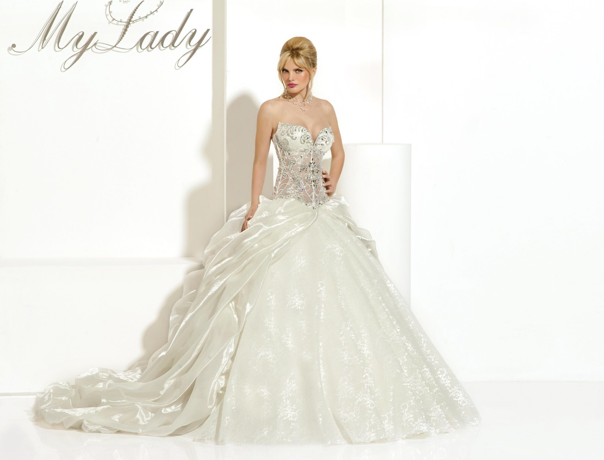Wedding Dress - Lady Monique - Lady Monique Skirt - Lady Monique Necklace | MyLady Bridal Gown