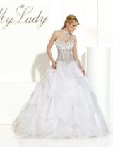 Bridal Dress: Lady Nataly - Lady Jira Skirt - Lady Nataly Necklace