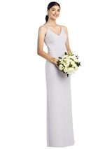 Bridesmaids Dress: 1500 Series Bridesmaids SPRING 2020 - 1527 - V-neck Draped Blouson Back Chiffon Gown 