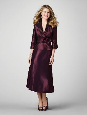 MOB Dress - ALFRED ANGELO MOTHER OF THE BRIDE Collection - 7211 - Luxe taffeta, Rhinestones, crystal beading, Rhinestone buttons & flowers | AlfredAngelo MOB Gown