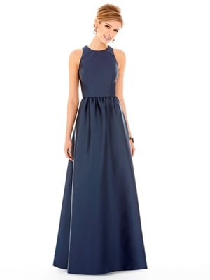  Dress - Alfred Sung Bridesmaids FALL 2015 - D707 - fabric: Sateen Twill | AlfredSung Evening Gown