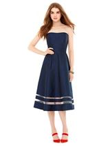 Bridesmaids Dress: Alfred Sung Bridesmaids SPRING 2016 - D712 - fabric: Dupioni 