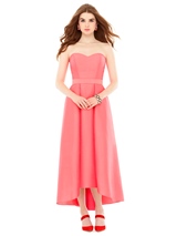 Bridesmaids Dress: Alfred Sung Bridesmaids SPRING 2016 - D714 - fabric: Dupioni 