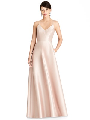 Bridesmaid Dress - Alfred Sung Bridesmaids SPRING 2018 - D750 - Fabric: Sateen Twill | AlfredSung Bridesmaids Gown