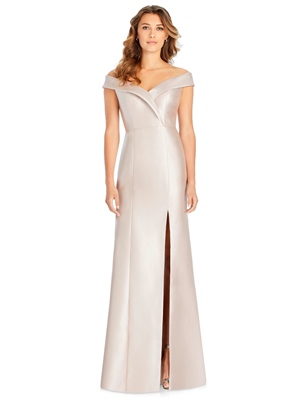 MOB Dress - Alfred Sung Bridesmaids 2019 - D760 - Fabric: Sateen Twill | AlfredSung Mother of the Bride Gown