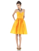 Bridesmaids Dress: Alfred Sung Bridesmaids SPRING 2012 - D542 