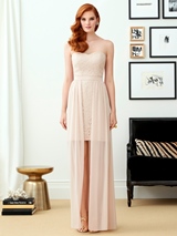 Bridesmaids Dress: Dessy Bridesmaids SPRING 2016 - 2954 - fabric: Classic Lace 