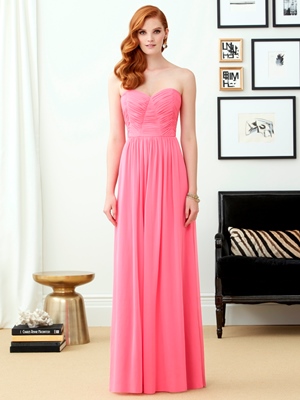 Bridesmaid Dress - Dessy Bridesmaids SPRING 2016 - 2957 - fabric: Lux Chiffon | Dessy Bridesmaids Gown