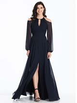 Bridesmaids Dress: Dessy Bridesmaids SPRING 2018 - 3018 - Fabric: Lux Chiffon 