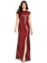 Bridesmaids Dress: Dessy Bridesmaids 2019 - 3043 - Fabric: Elle Sequin