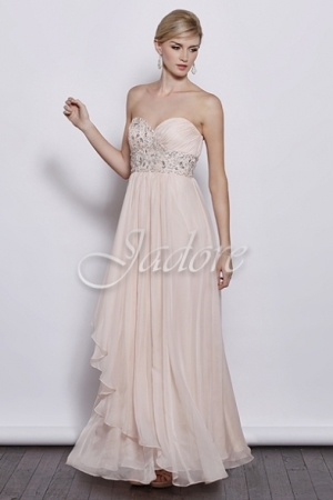 MOB Dress - Jadore J3 Collection - J3020 - 30D Chiffon w/ Beaded applique | Jadore MOB Gown