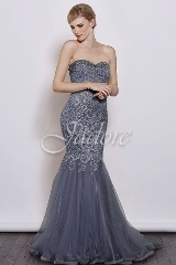Prom Dress: Jadore J3 Collection - J3059 - Tulle skirt w/ beaded lace bodice 