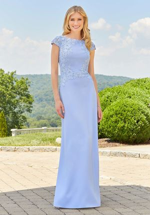 MOB Dress - Mori Lee Collection: 72534 - Floral Lace Evening Dress | MoriLee Mother of the Bride Gown