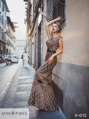  Dress - Sans Pareil Collection 2017: V-012 | SansPareil Evening Gown
