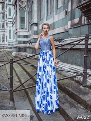 Dress - Sans Pareil Collection 2017: V-022 | SansPareil Evening Gown