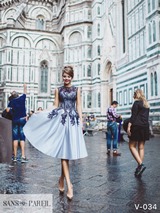 Evening Dress: Sans Pareil Collection 2017: V-034 