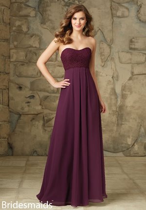  Dress - Mori Lee BRIDESMAIDS FALL 2015 Collection: 107 - Lace and Chiffon | MoriLee Evening Gown