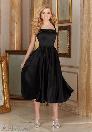 Bridesmaid Dress - Mori Lee AFFAIRS FALL 2016 Collection: 31081 - Satin with Beading | MoriLee Bridesmaids Gown