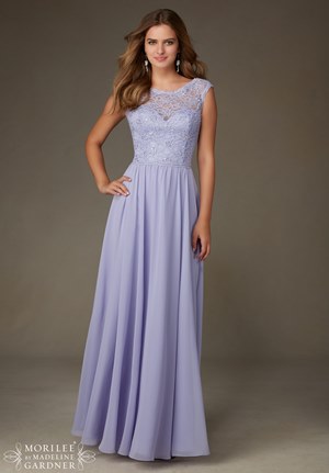 Bridesmaid Dress - Mori Lee BRIDESMAIDS SPRING 2016 Collection: 125 - Beaded Lace with Chiffon | MoriLee Bridesmaids Gown
