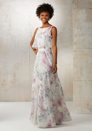 Bridesmaid Dress - Mori Lee BRIDESMAIDS SPRING 2017 Collection: 21502 - Solid or Printed Chiffon | MoriLee Bridesmaids Gown