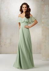 Prom Dress: Mori Lee BRIDESMAIDS SPRING 2017 Collection: 21509 - Chiffon 