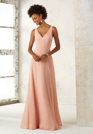 Bridesmaid Dress - Mori Lee BRIDESMAIDS SPRING 2017 Collection: 21513 - Chiffon | MoriLee Bridesmaids Gown