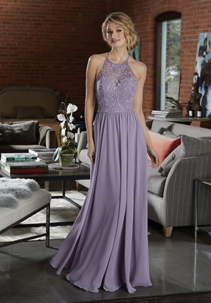 Special Occasion Dress - Mori Lee BRIDESMAIDS FALL 2018 Collection: 21589 - Modern and Sophisticated Chiffon Bridesmaid Dress | MoriLee Prom Gown