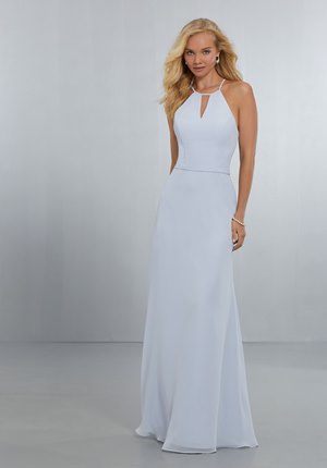 Bridesmaid Dress - Mori Lee BRIDESMAIDS SPRING 2018 Collection: 21563 - Chiffon Bridesmaids Dress with Keyhole Neckline | MoriLee Bridesmaids Gown