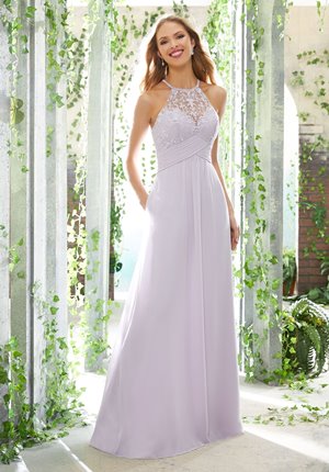 MOB Dress - Mori Lee BRIDESMAIDS Spring 2019 Collection: 21604 - Modern and Sophisticated Chiffon Bridesmaid Dress | MoriLee Mother of the Bride Gown