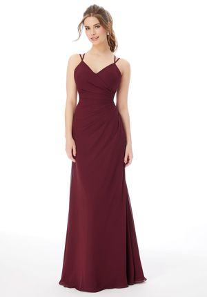  Dress - Mori Lee Affairs FALL 2020 Collection: 13103 - Strappy Chiffon Bridesmaid Dress | MoriLee Evening Gown
