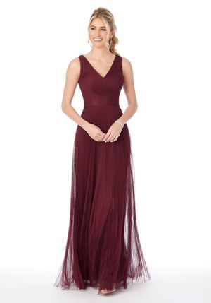 Special Occasion Dress - Mori Lee Bridesmaids FALL 2020 Collection: 21694 - Pleated English Net Bridesmaid Dress | MoriLee Prom Gown