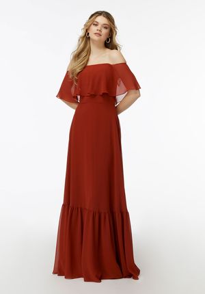  Dress - Mori Lee Bridesmaids Collection: 21733 - Off The Shoulder Ruffle Chiffon Bridesmaid Dress | MoriLee Evening Gown