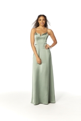 Prom Dress: Morilee Bridesmaids Collection: 21806 - SILKY SATIN BRIDESMAID DRESS 